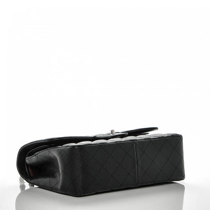 Chanel Caviar Quilted Jumbo Double Flap Black 4 of 7