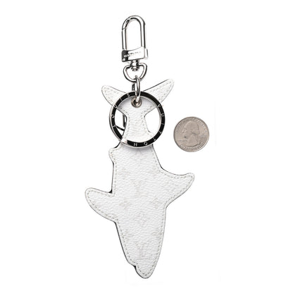 Louis Vuitton Monogram Aquatics Shark Charm Key Holder 2 of 4