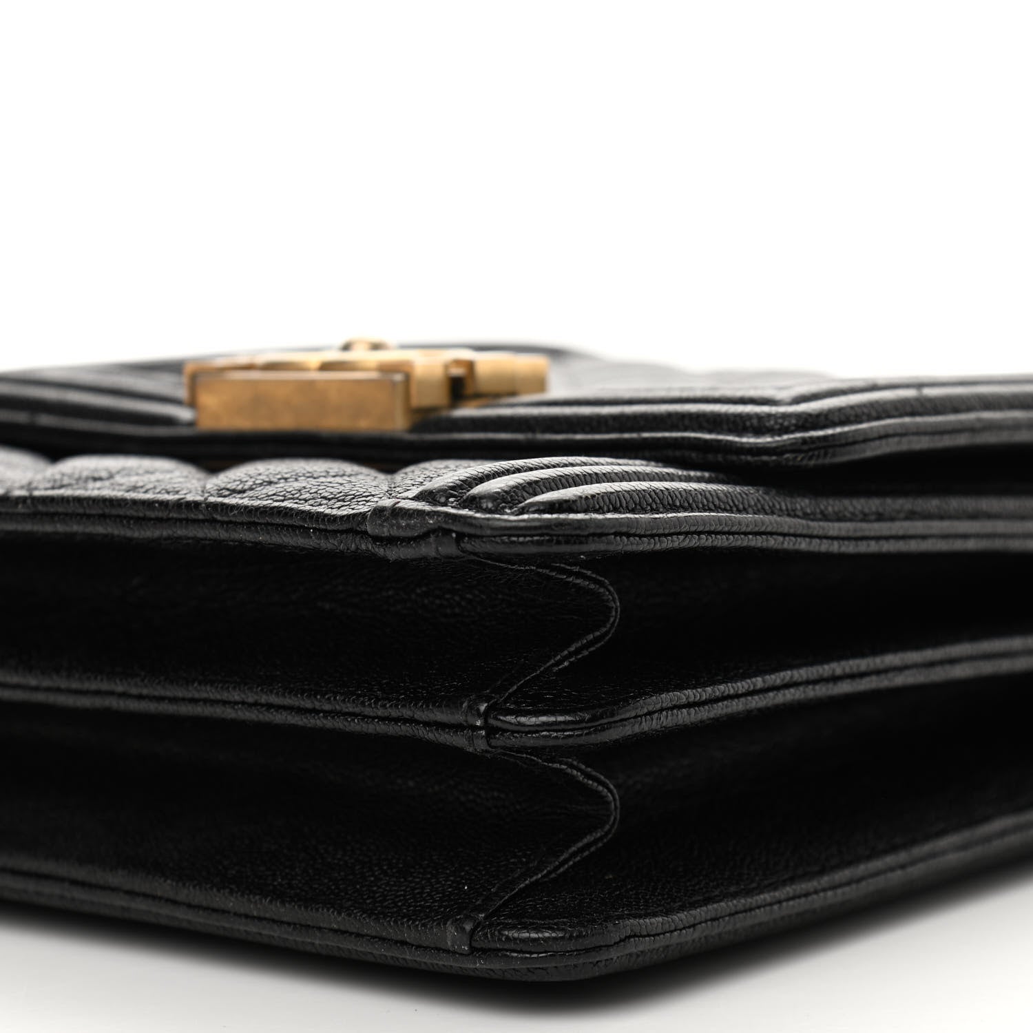 Chanel Caviar Quilted North South Boy Flap Black 9 of 9