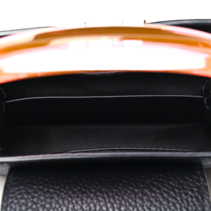 Louis Vuitton Taurillon Plexiglass Mini Capucines Black Pink Blue 5 of 9