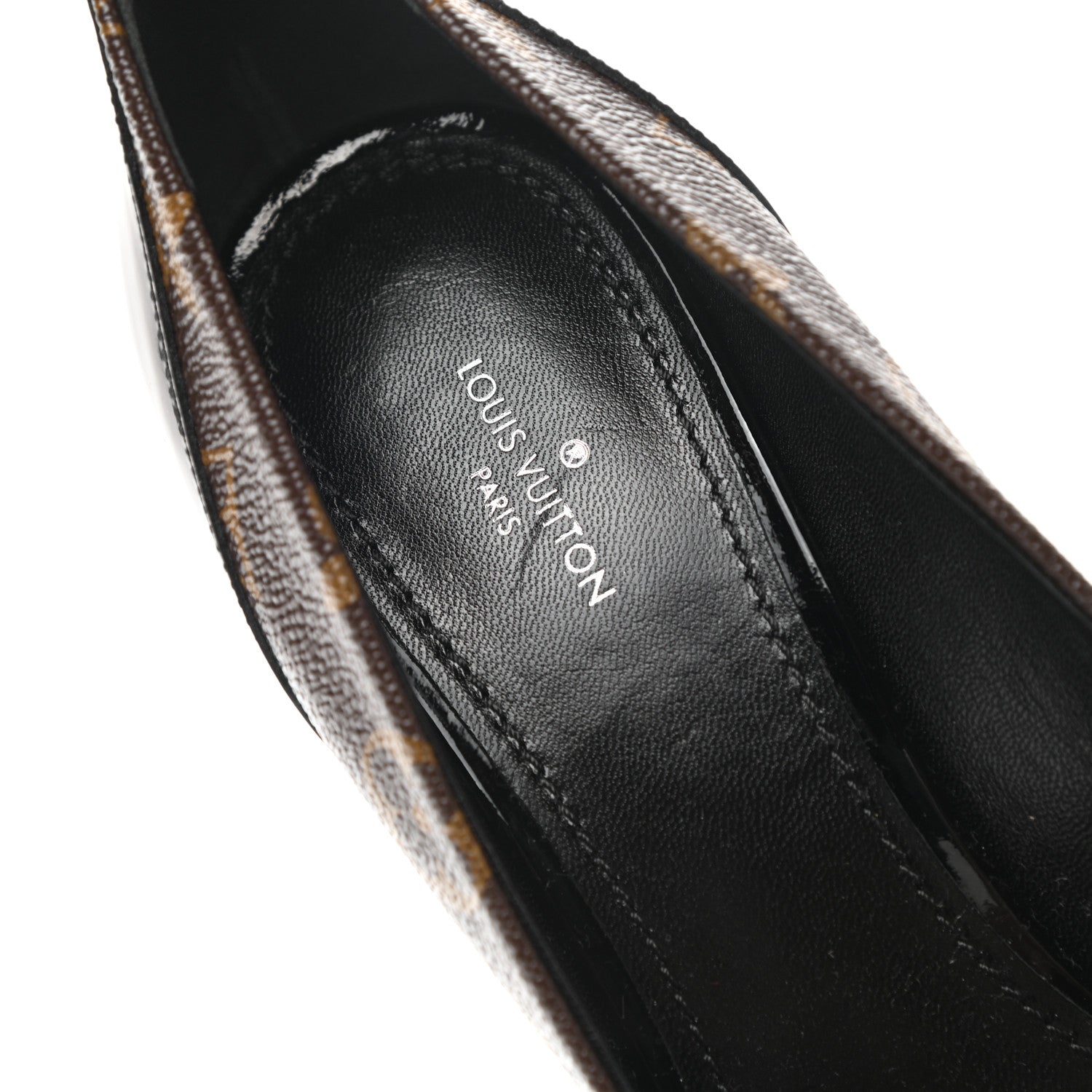 Louis Vuitton Monogram Cherie Pumps 39 Black 12 of 12