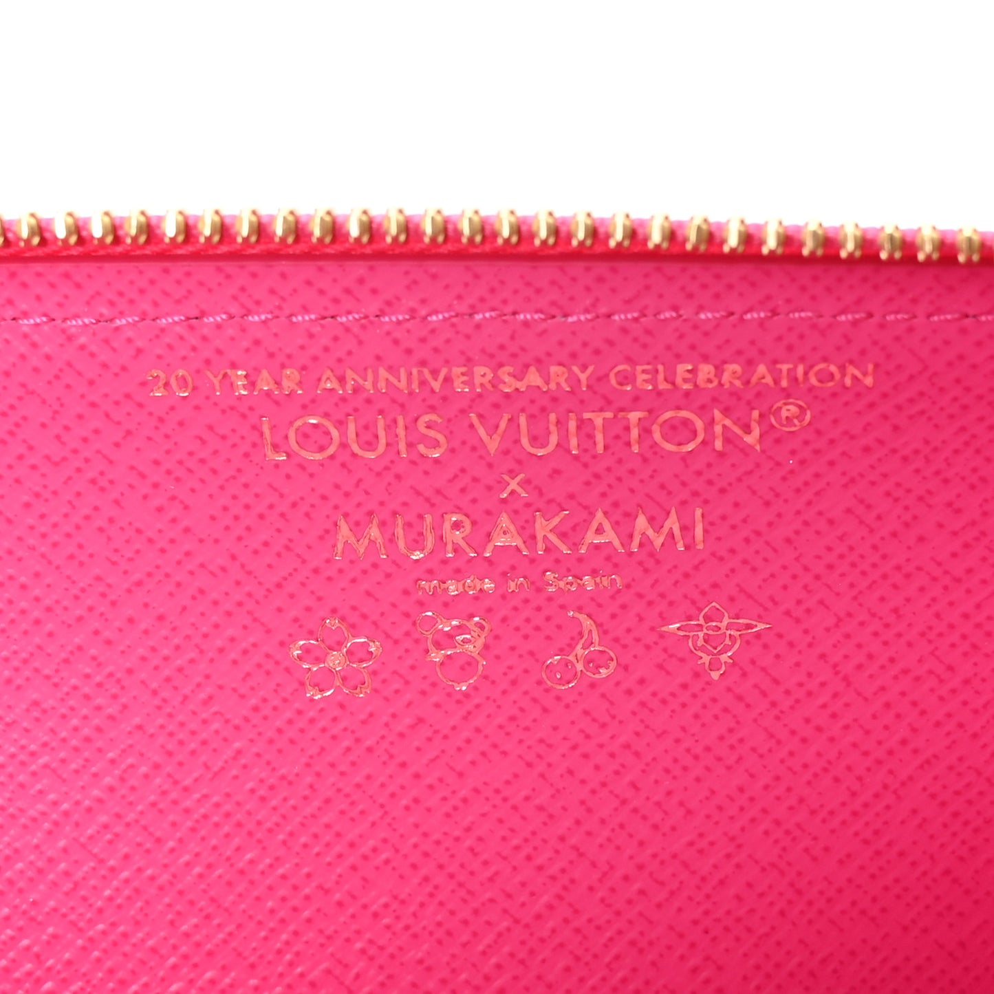 LV X TM Monogram Multicolor Charlotte Pencil Pouch Fuchsia