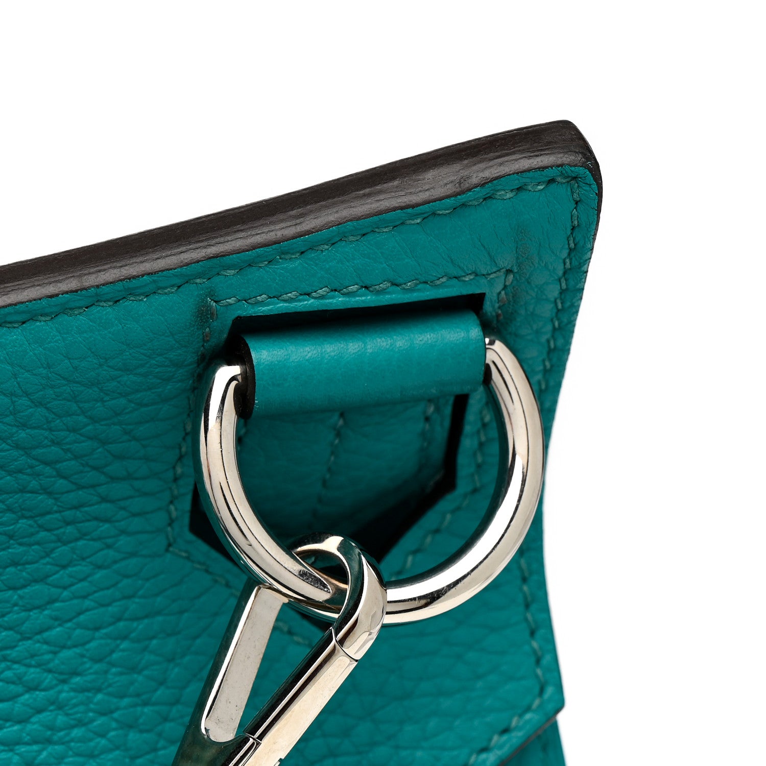 Hermes Taurillon Clemence Jypsiere 28 Bleu Paon 14 of 17