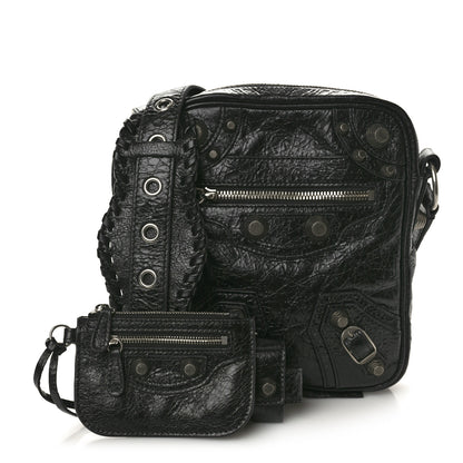 Balenciaga Agneau Arena Le Cagole Crossbody Bag Black 3 of 11