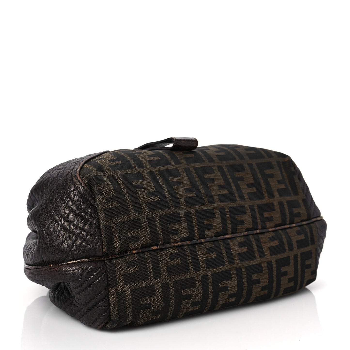 Zucca Nappa Nuvolata Vitello Tortuga Small Spy Tobacco Moro