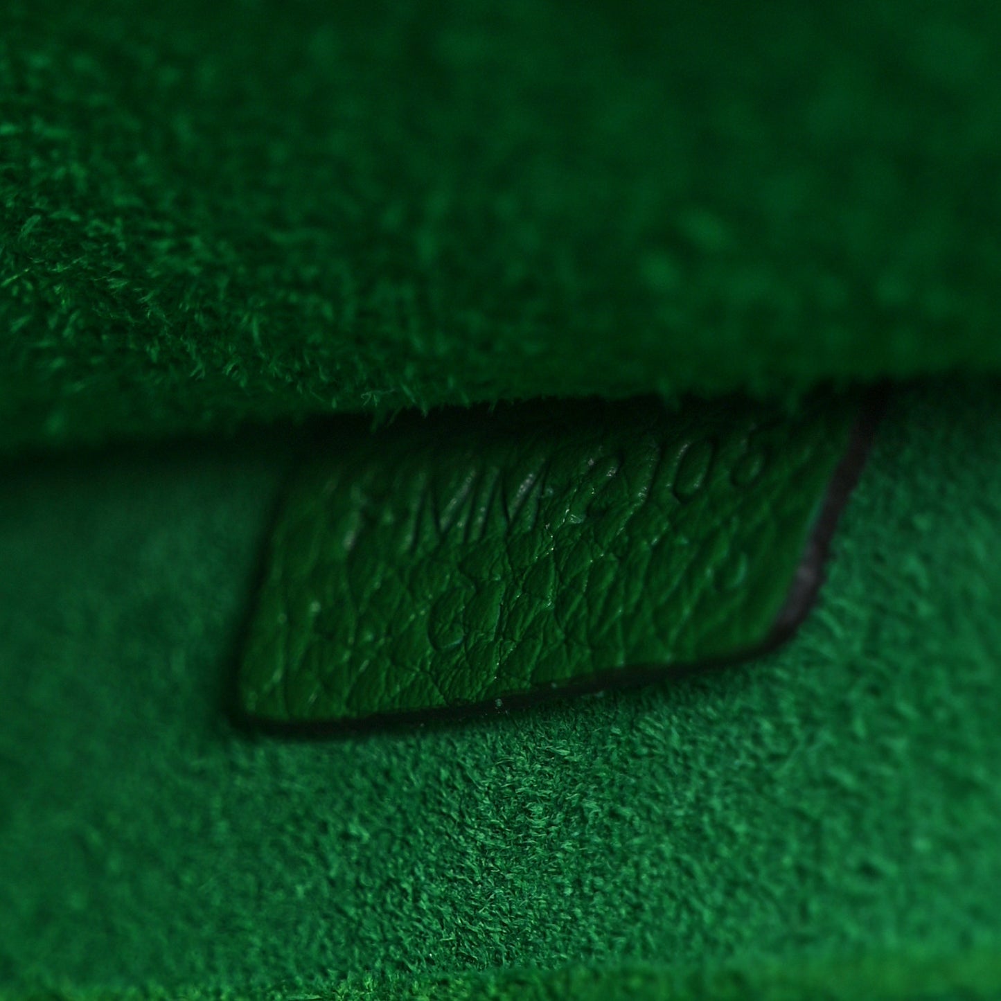 Drummed Calfskin Nano Luggage Mint