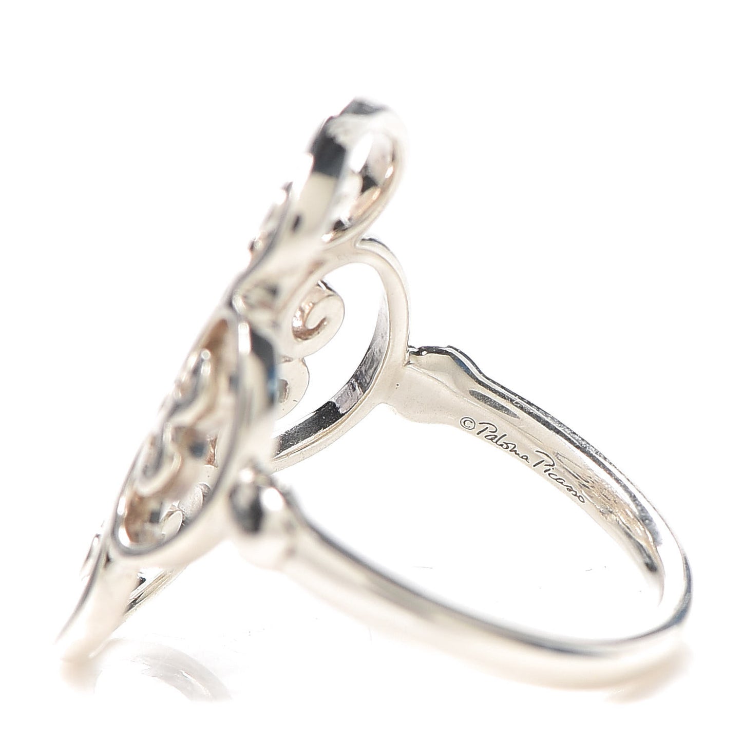 Sterling Silver Paloma Picasso Venezia Goldoni Quadruplo Ring 50 5.25