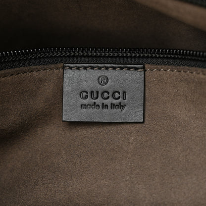 Gucci Guccissima Signature Small Messenger Bag Black 7 of 13