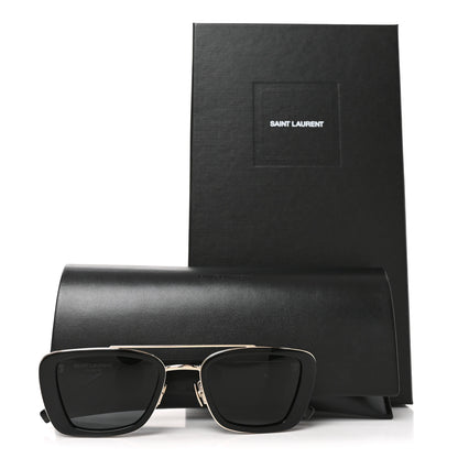 Saint Laurent Acetate Blaze Sunglasses SL 825 Black 8 of 8