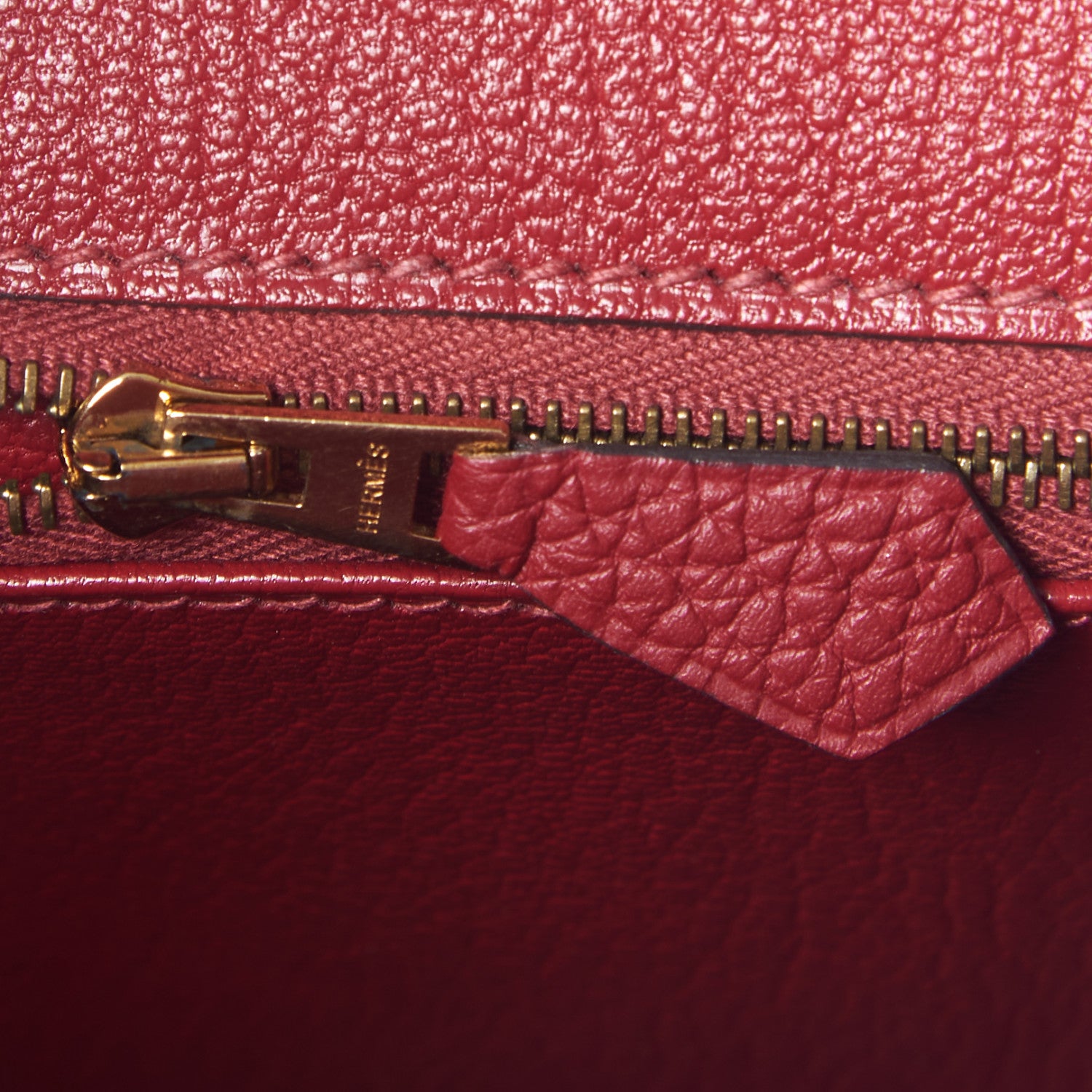 Hermes Togo Birkin 30 Rouge Grenat 15 of 31