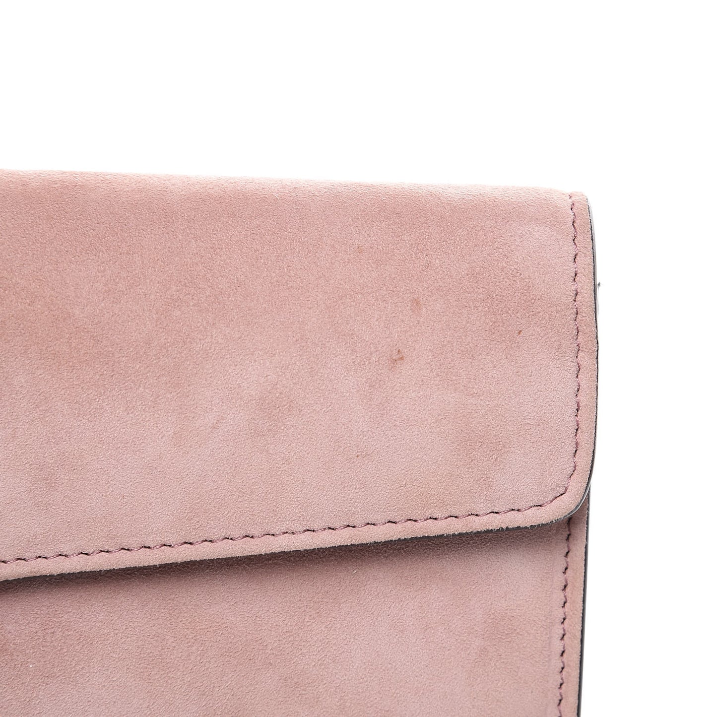 Suede Dionysus Clutch Blush