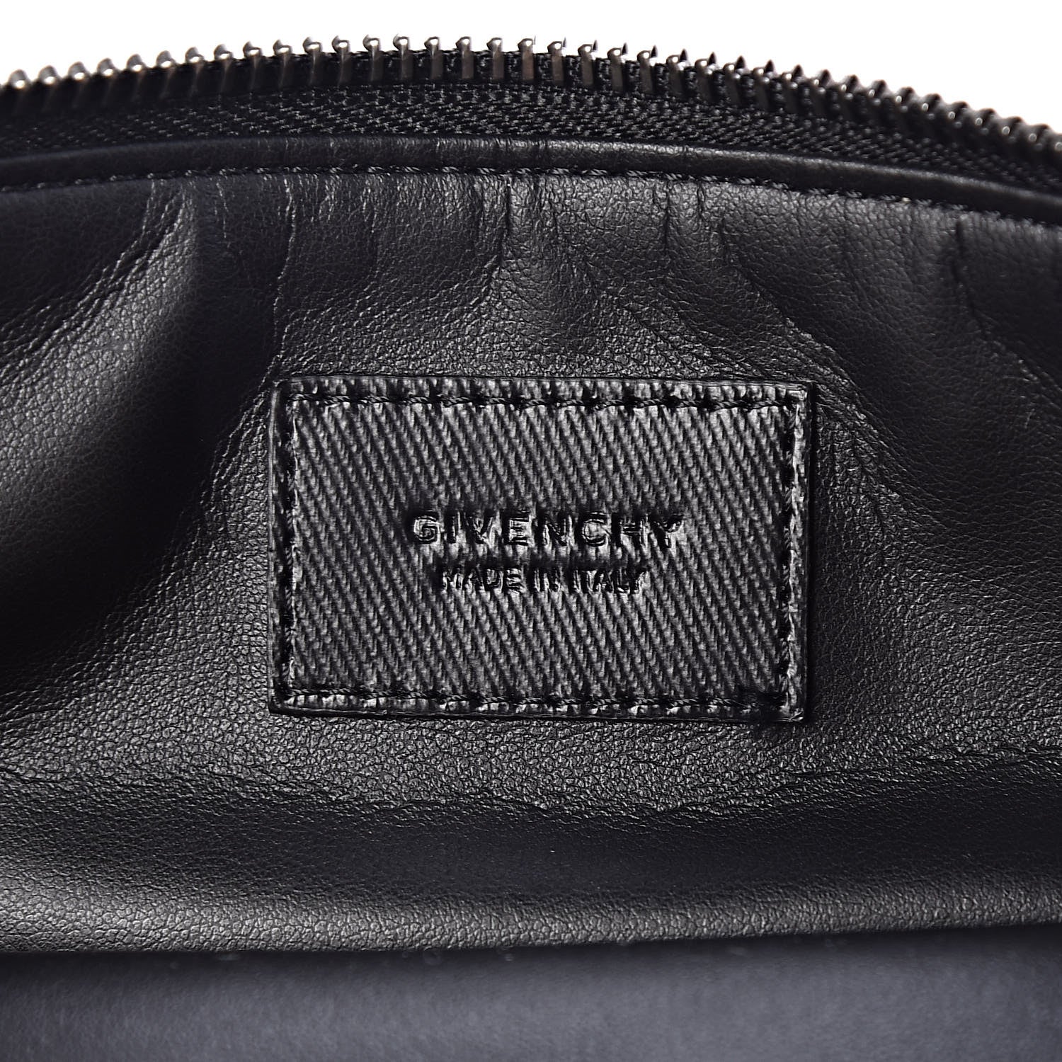 Givenchy Coated Canvas Large 4G Zip Pouch With Strap Black 6 of 7