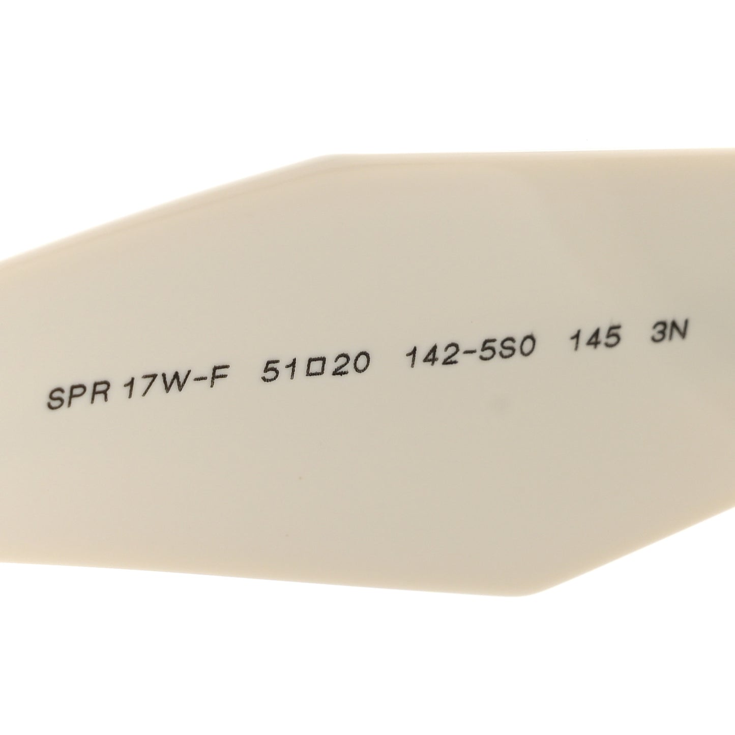 Acetate Symbole Sunglasses SPR 17W White