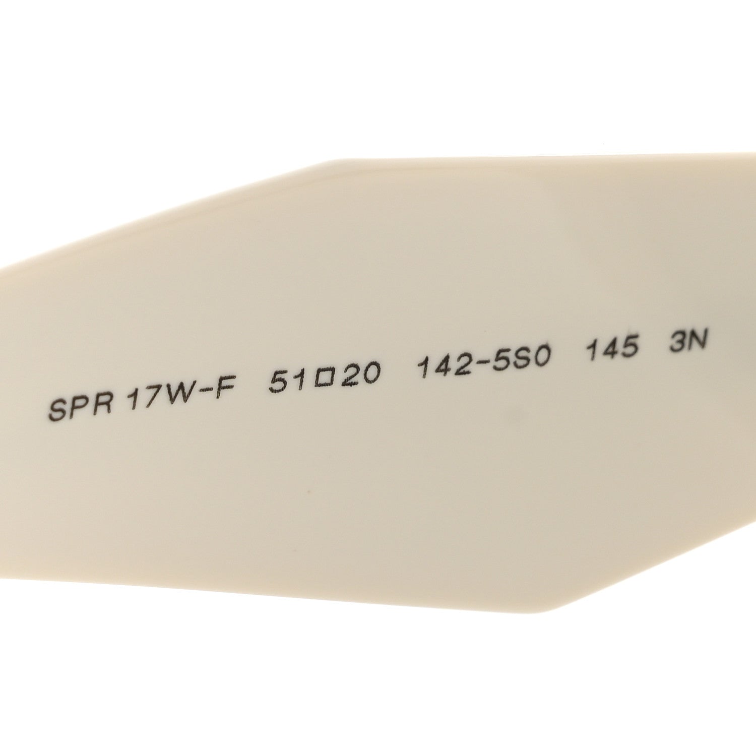 Prada Acetate Symbole Sunglasses SPR 17W White 6 of 9