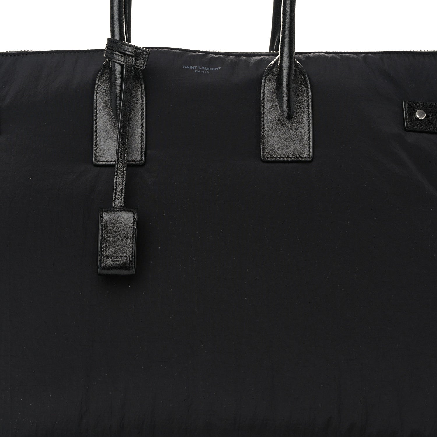 Saint Laurent Nylon Calfskin 48H Sac De Jour Duffle Black 8 of 10