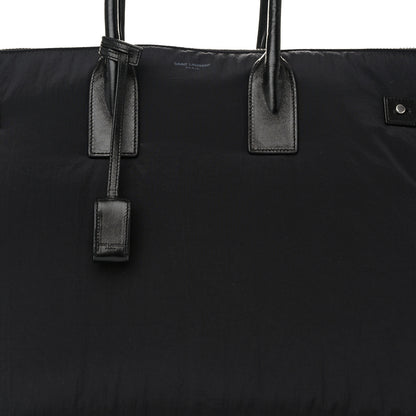 Saint Laurent Nylon Calfskin 48H Sac De Jour Duffle Black 8 of 10