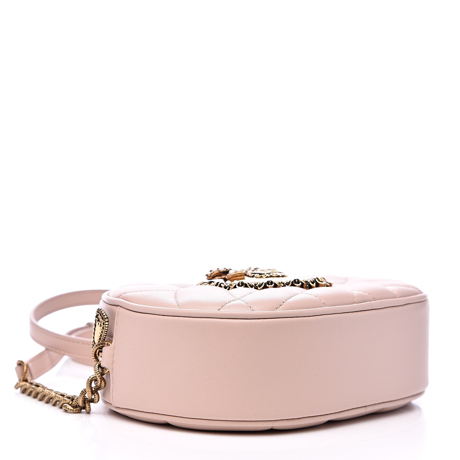 Dolce & Gabbana Calfskin Devotion Crossbody Bag Cipria 4 of 11
