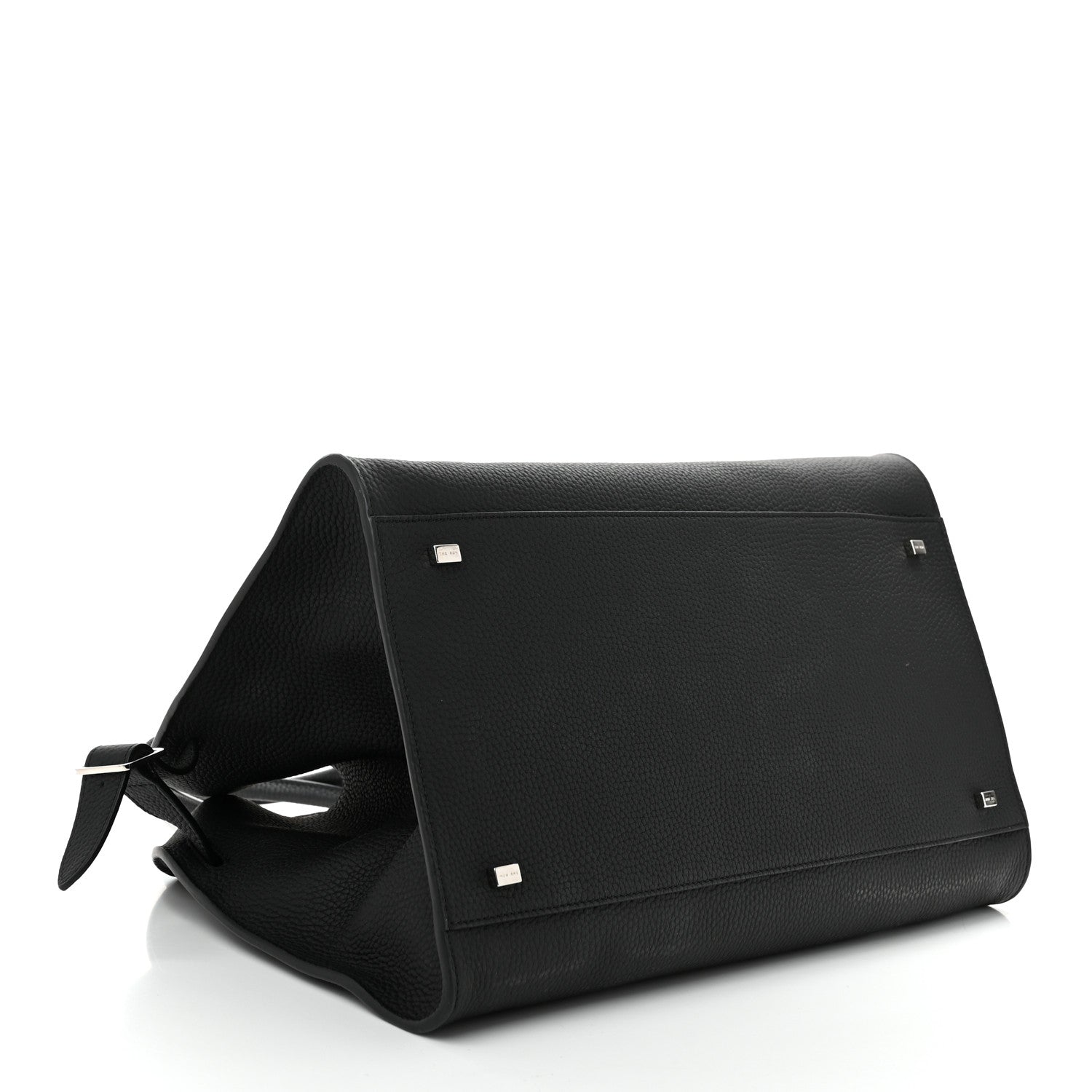 The Row Matte Grained Calfskin Soft Margaux 15 Black 4 of 9