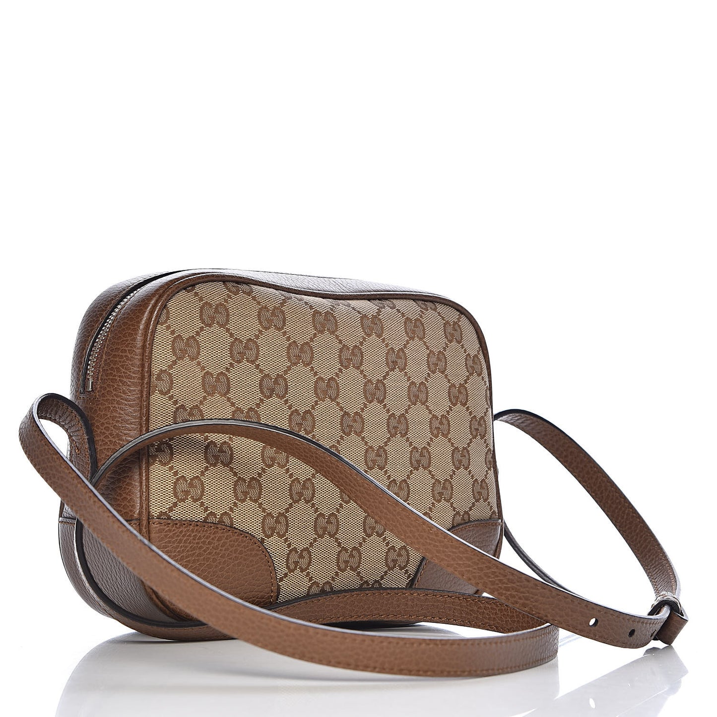 Monogram Mini Bree Messenger Bag Beige Tabacco