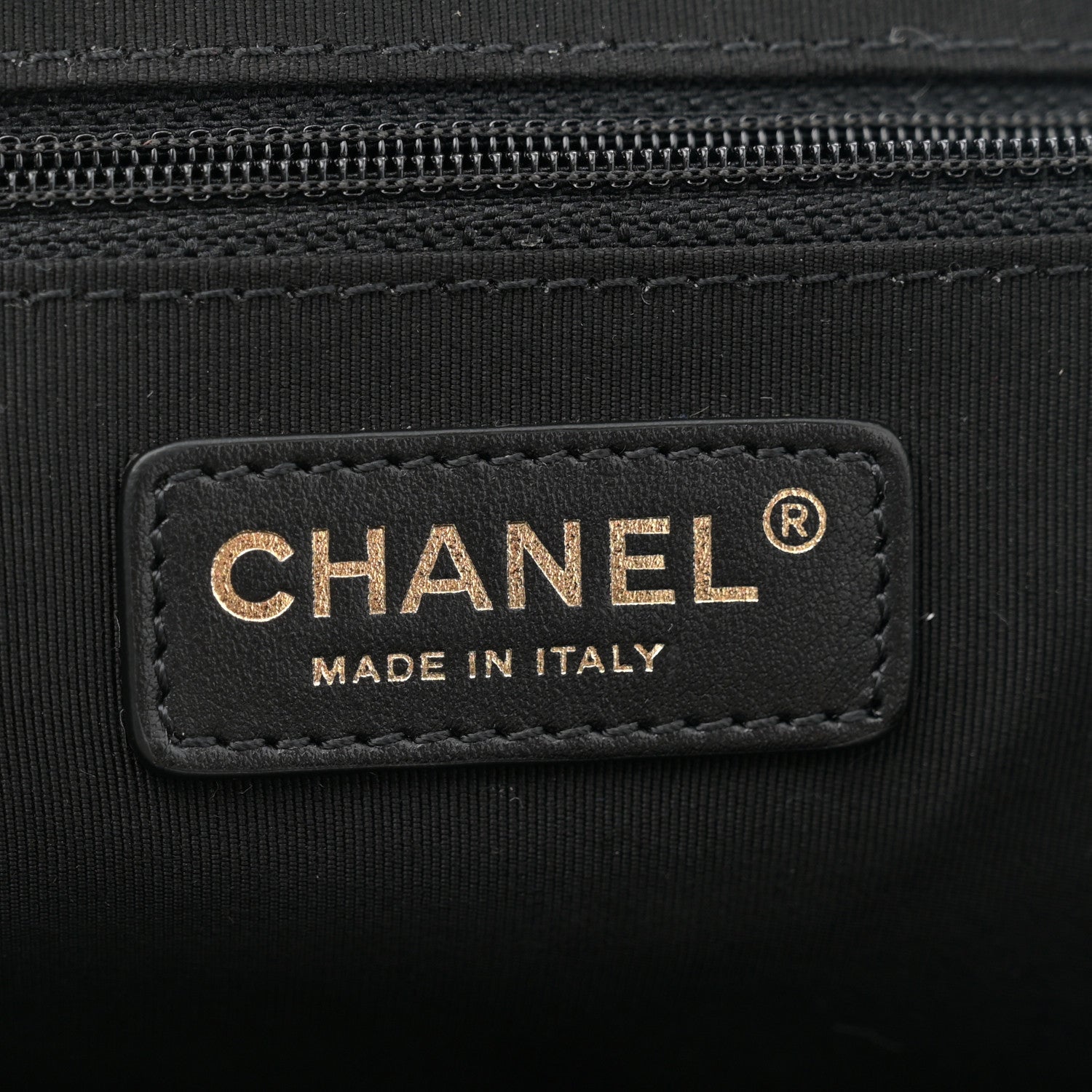 Chanel Bullskin Stitched Medium Shopping Bag Black 6 of 11