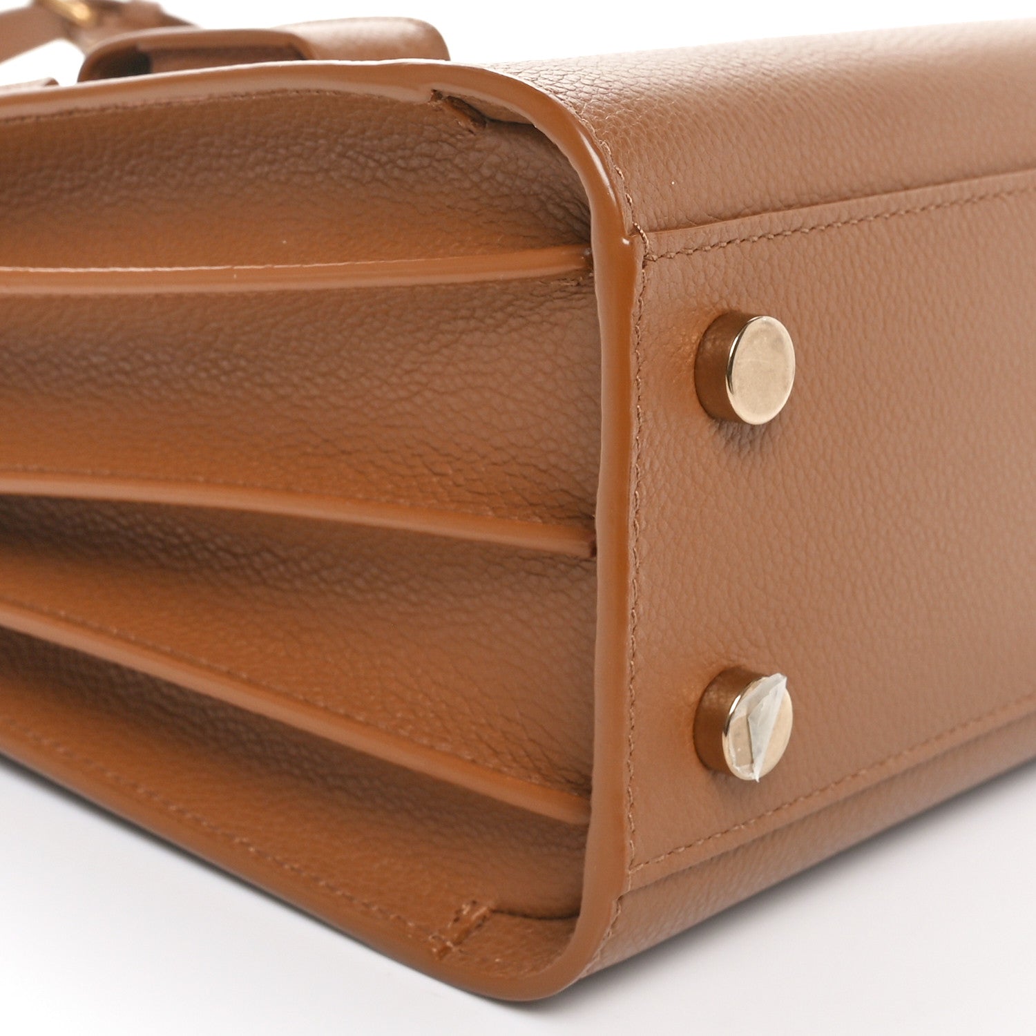 Saint Laurent Grained Calfskin Nano Sac De Jour Cinnamon 6 of 11