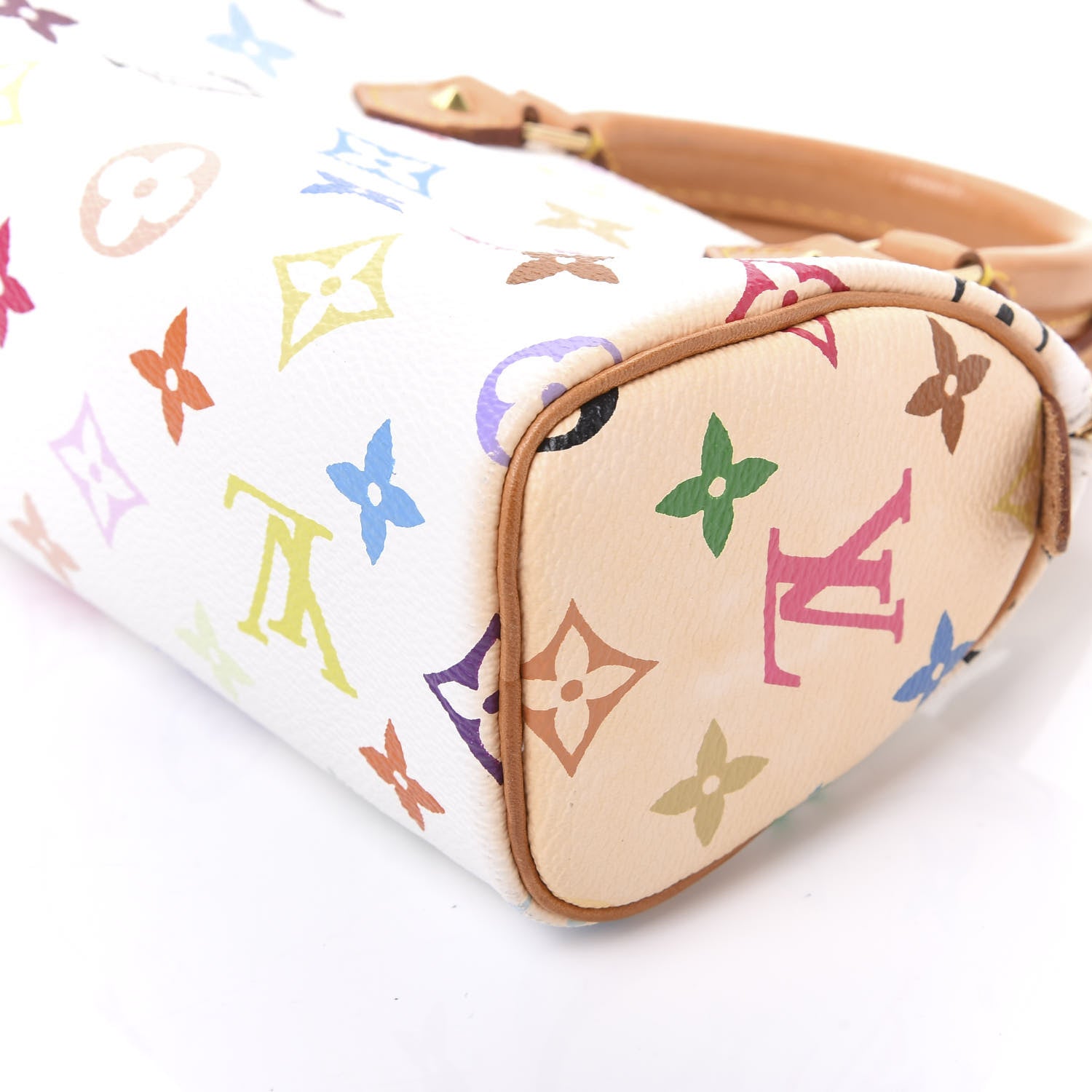 Louis Vuitton Monogram Multicolor Mini Sac HL Speedy White 8 of 10