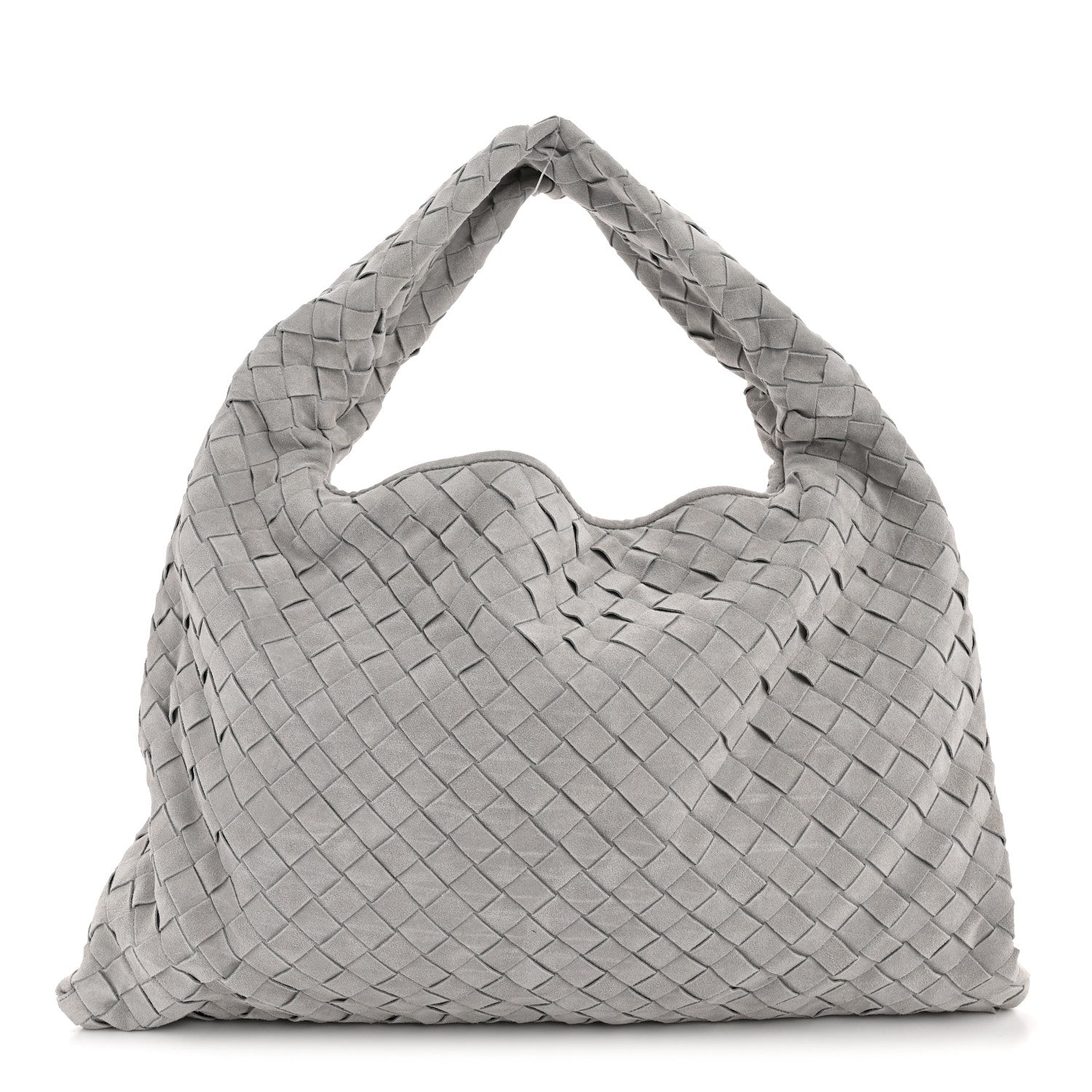Bottega Veneta Suede Intrecciato Small Hop Sterling 1 of 12