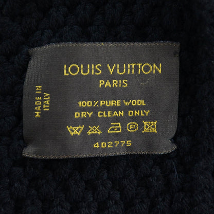 Louis Vuitton Damier Wool Scarf Black 3 of 4