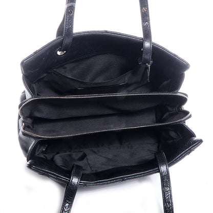 Chanel Glazed Calfskin Small On The Road Zip Tote Black 5 of 7