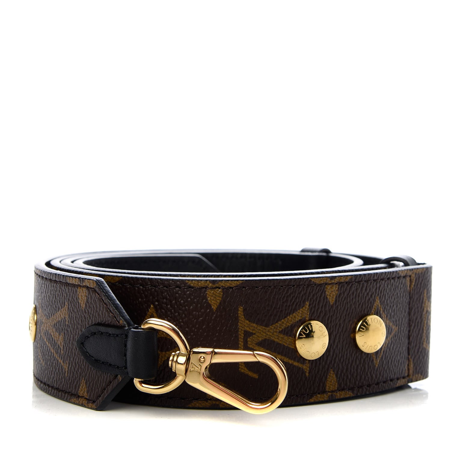 Louis Vuitton Monogram Bandouliere Shoulder Strap Black 1 of 4