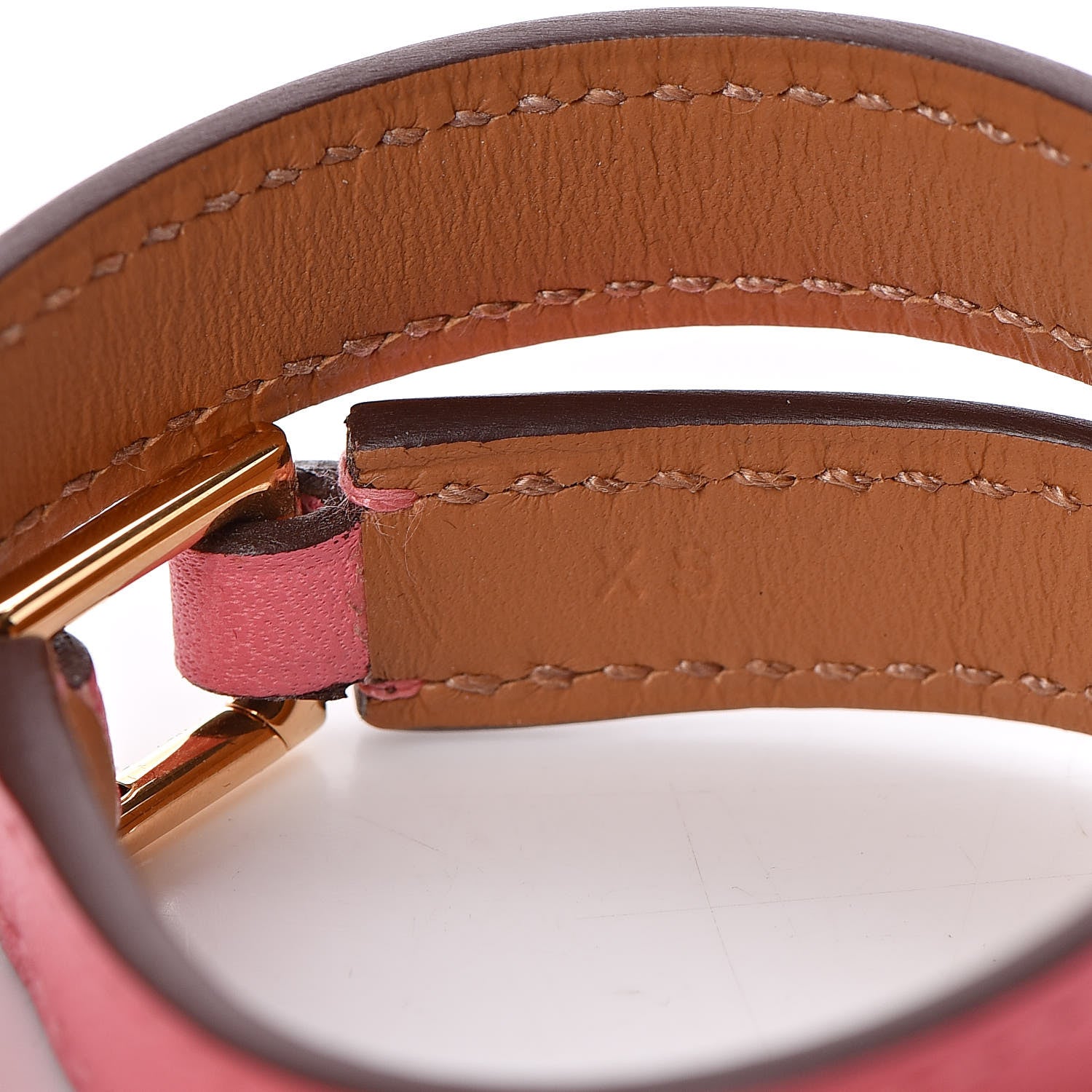 Hermes Swift Rivale Double Tour Bracelet XS Rose Azalee 6 of 7