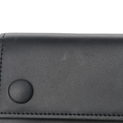 Valentino Garavani Calfskin VLTN Neck Strap Wallet Black 9 of 12