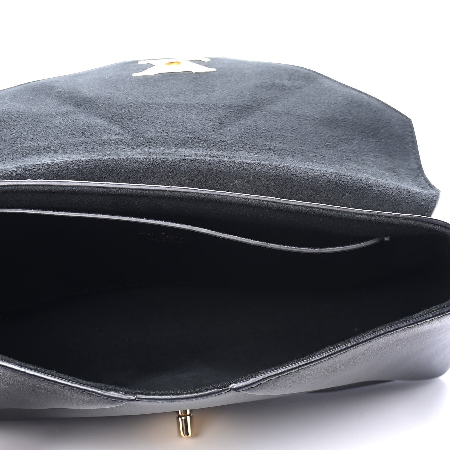 Louis Vuitton Calfskin Love Note Black 5 of 7