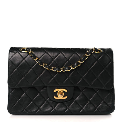 Chanel Lambskin Quilted Small Double Flap Black 1 of 12