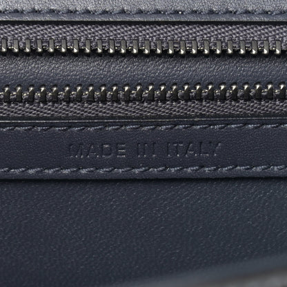 Christian Dior Metallic Calfskin Micro-Cannage Medium Diorama Flap Bag Graphite 7 of 14