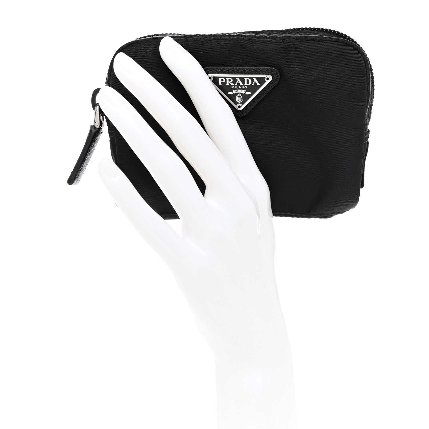 Prada Nylon Tessuto Cosmetic Pouch Black 2 of 7