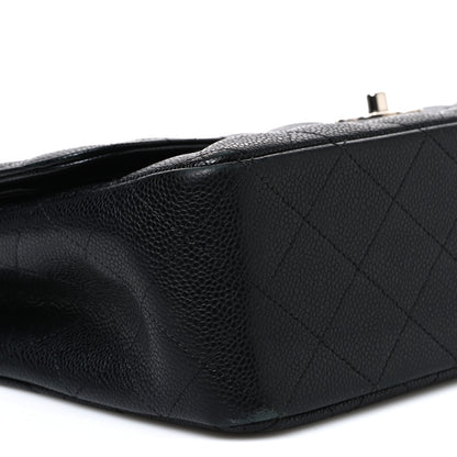 Chanel Caviar Quilted Jumbo Double Flap Black 9 of 11