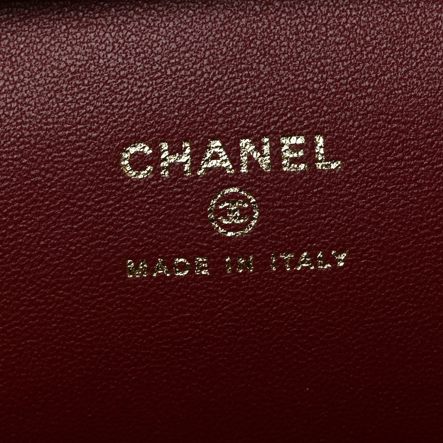 Chanel Lambskin Large Clutch Burgundy 6 of 11