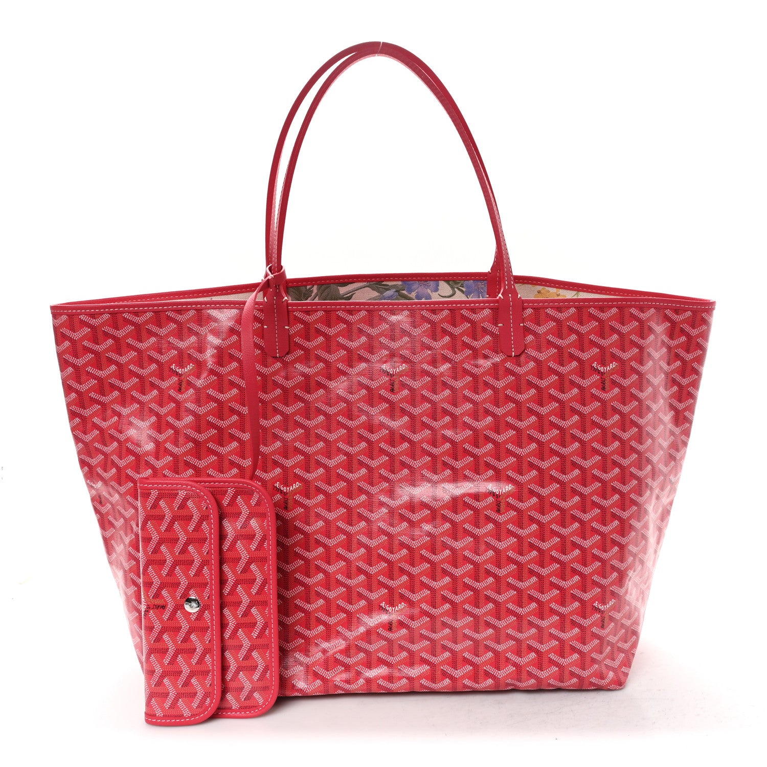 Goyard Goyardine Le Jardin Saint Louis GM Fuchsia 3 of 11