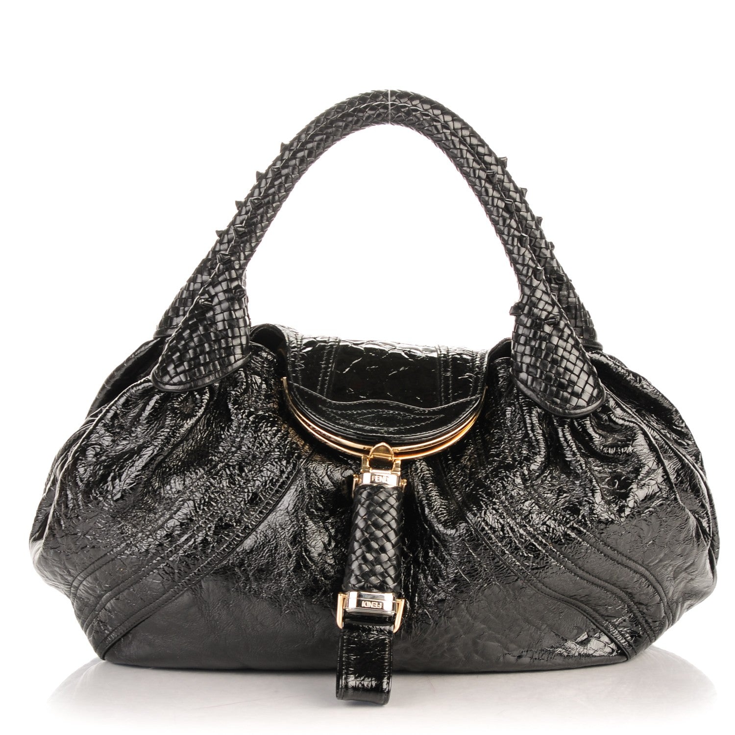 Fendi Crispe Vernice Spy Black 1 of 8