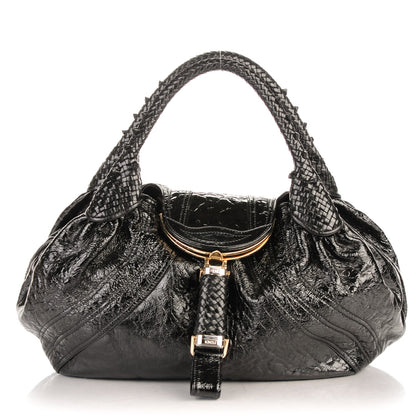 Fendi Crispe Vernice Spy Black 1 of 8