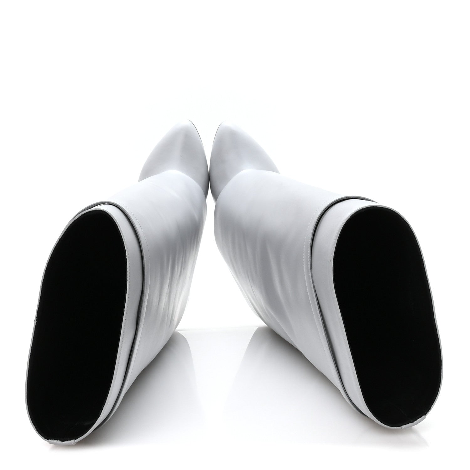 Givenchy Calfskin Shark Lock Pant Boots 41 Light Grey 2 of 7