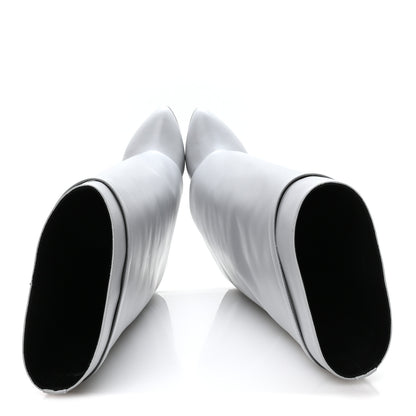 Givenchy Calfskin Shark Lock Pant Boots 41 Light Grey 2 of 7