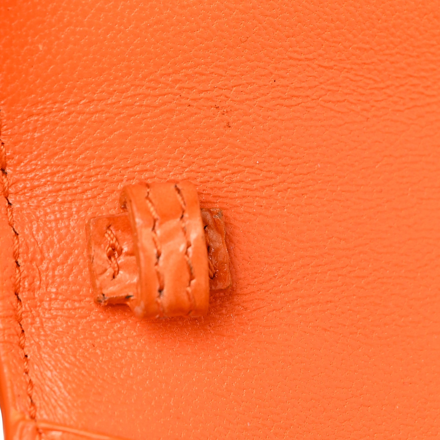 Balenciaga Shiny Calfskin Crocodile Embossed Hourglass Top Handle Bag Mini Orange 19 of 31
