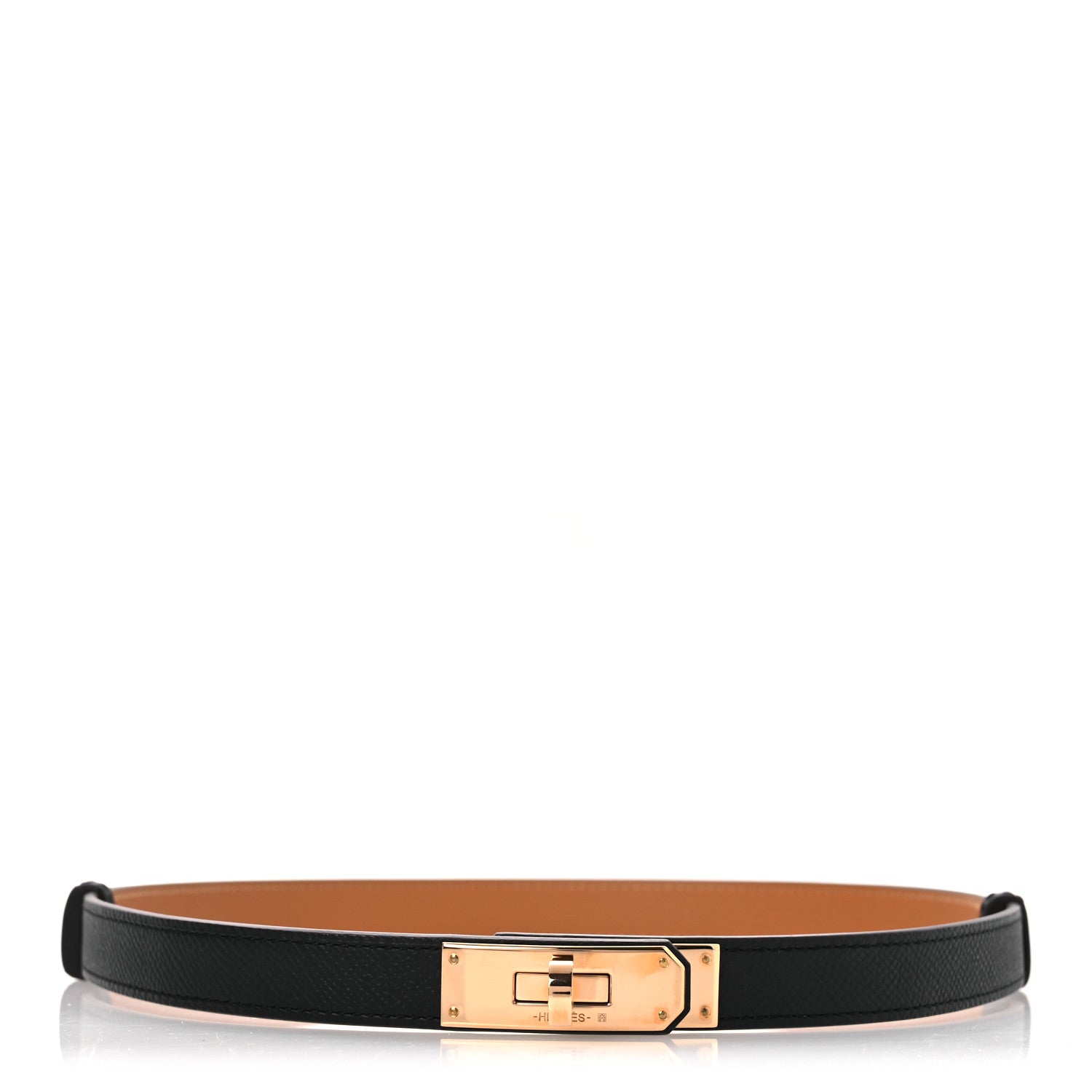 Hermes Epsom Kelly Belt Black 1 of 4