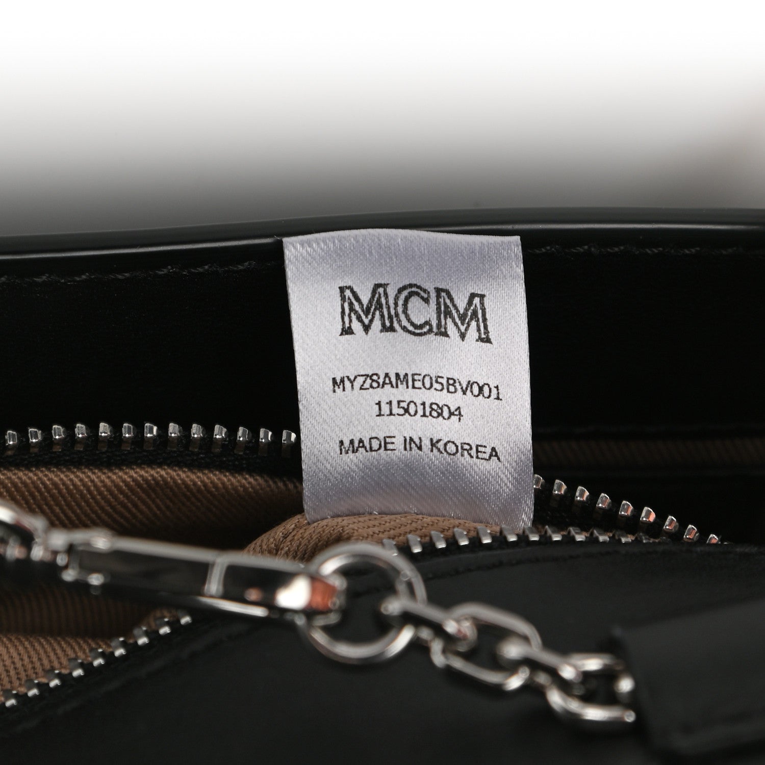 MCM Visetos Monogram Medium Millie Crossbody Bag Black 6 of 8