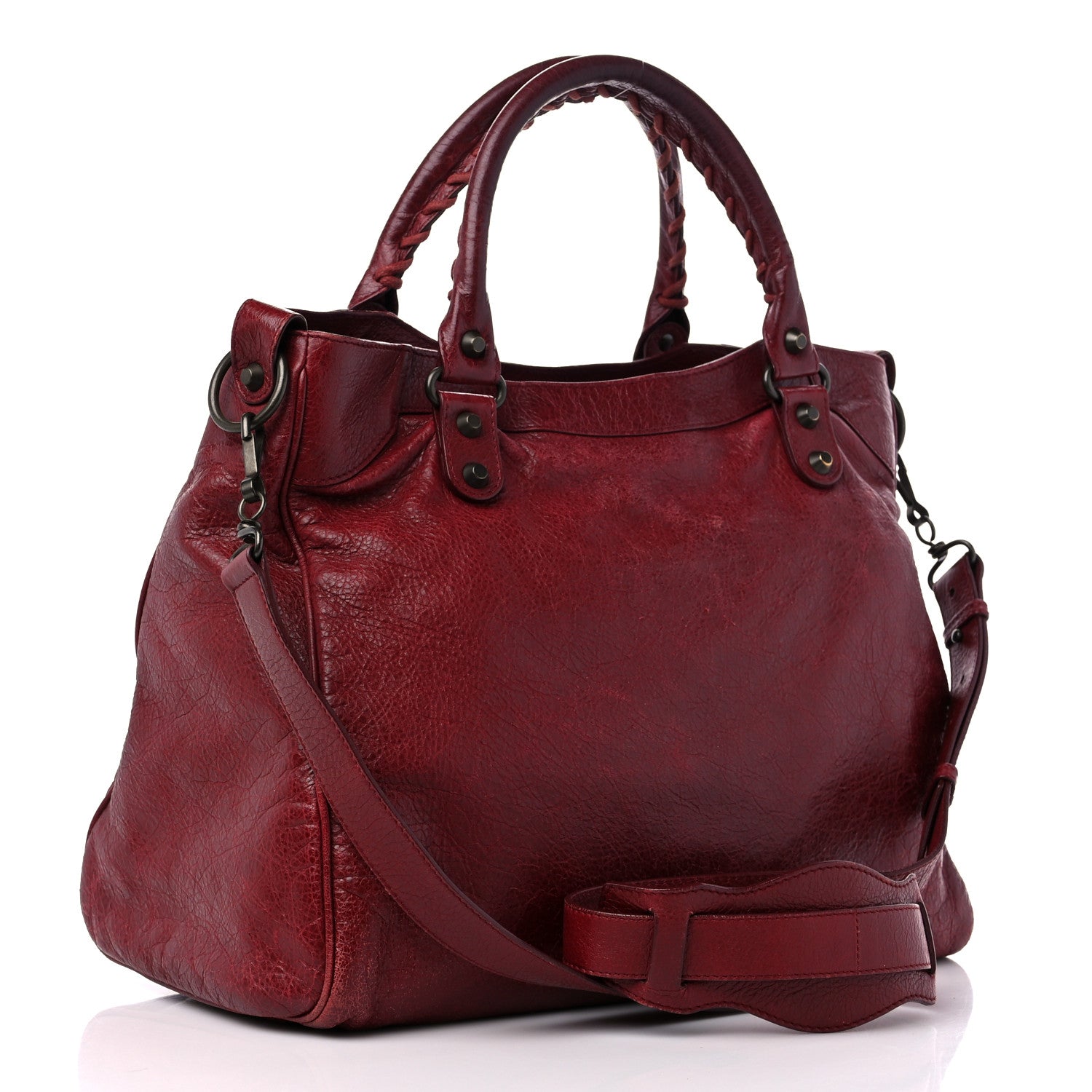 Balenciaga Agneau Classic Hardware Velo Rouge Cerise 3 of 14