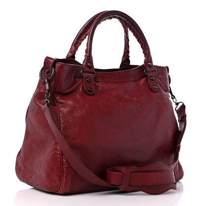 Balenciaga Agneau Classic Hardware Velo Rouge Cerise 3 of 14