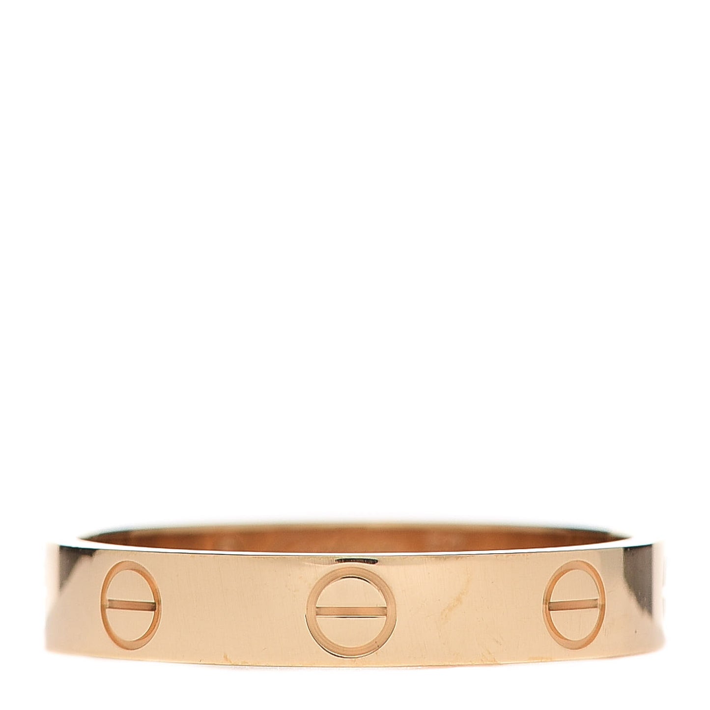 18K Yellow Gold 3.5mm LOVE Wedding Band Ring 57 8