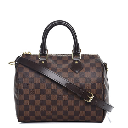 Louis Vuitton Damier Ebene Speedy Bandouliere 25 1 of 9